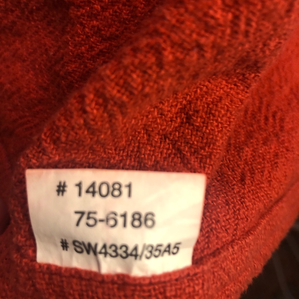Orvis textured cotton jacket. Rust XL - Picture 7 of 10